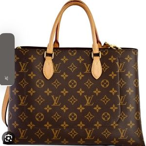 Louis Vuitton Flower monogram canvas tote